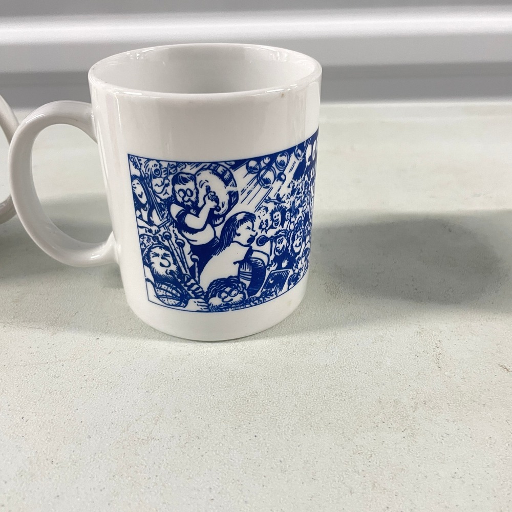 Cornerstone Festival Coffee Mugs Set of 4 00s CCM Christian Rock Music Art - Picture 5 of 17